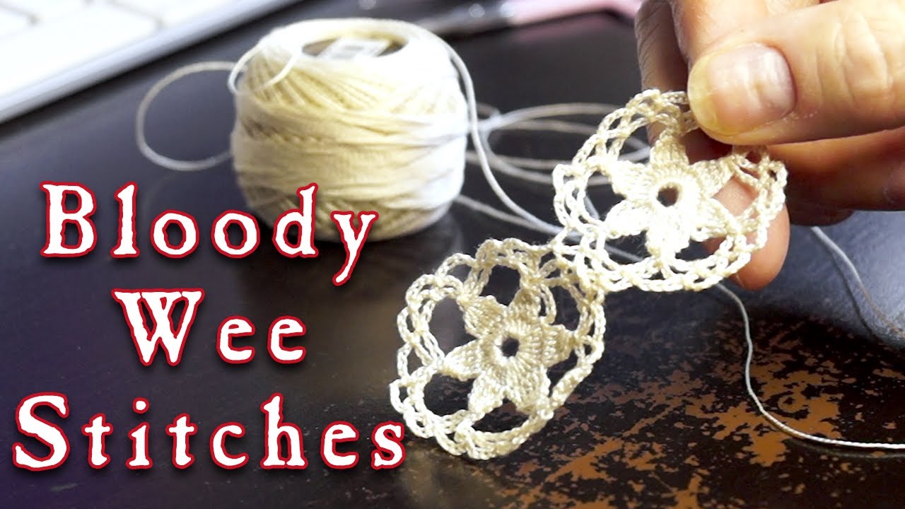Bloody Wee Stitches: Crocheting Vintage Lace